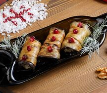 Рулетики из баклажанов