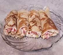 Блинчик Цезарь с курицей
