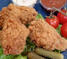 Крылышки куриные жареные макси