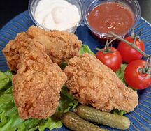 Крылышки куриные жареные стандарт