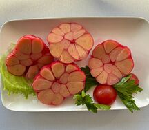 Соленый чеснок