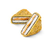 Криспи онигири с лососем