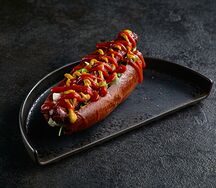 Дог с охотничьей колбаской