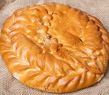 Пирог с курицей и картофелем