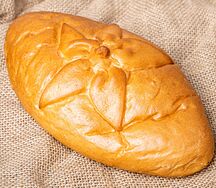 Кулебяка с зеленым луком и яйцом