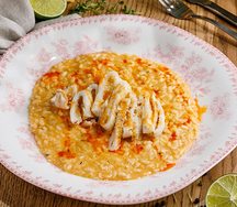 Ризотто с кальмаром
