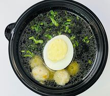 Бульон с фрикадельками
