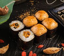 Мини запеченный с мидиями