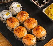 Запеченный с угрем и такуаном