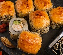 Запеченный с курицей