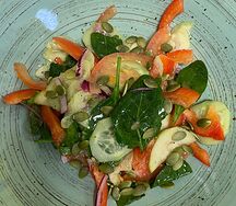 Овощной с имбирной заправкой