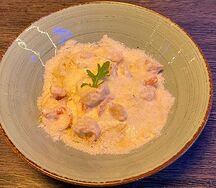 Ризони с креветками