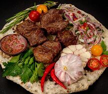 Шашлык из свиных рёбер