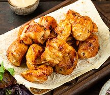 Шашлык из филе бедра курицы