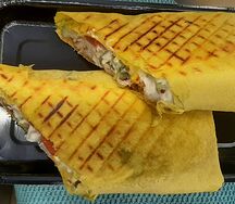 Шаурма с курицей (сырный лаваш)