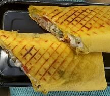 Шаурма со свининой (сырный лаваш)