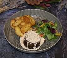 Филе-миньон с перченым соусом