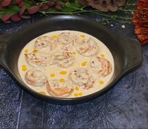 Креветки тигровые в соусе Блю чиз