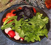 Букет из свежих овощей