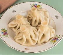 Хинкали с грибами