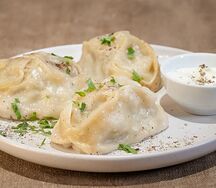 Манты с мясом птицы