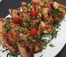 Куринные крылышки на углях