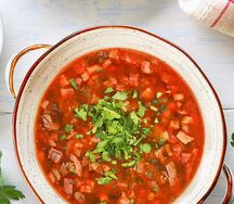 Солянка со сметаной