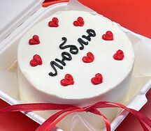 Бенто-торт Люблю