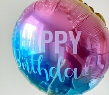 Воздушный шар с гелием радужный
