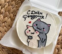 Бенто-торт Котики