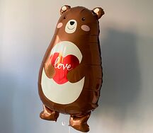 Воздушный шар с гелием мишка медведь