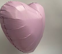 Воздушный шар Розовое сердце