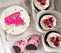 Бенто-торт капкейки и эскимо 