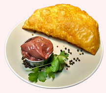 Чебурек с печенью