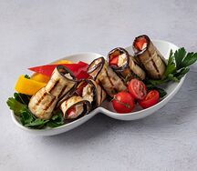 Рулетики из баклажанов