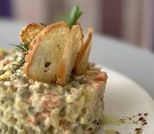 Оливье с курочкой