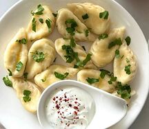 Курзе с зеленью и творогом