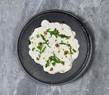 Говядина под сливочным соусом