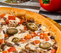 Большая пицца Острая мясная
