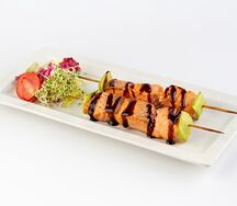 Брошет из лосося с цукини