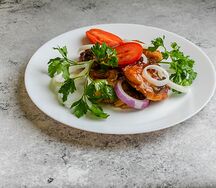 Куриное бедро запечённое