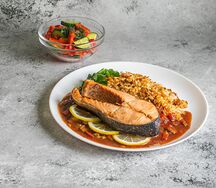 Бизнес-ланч с рыбой