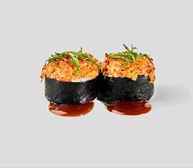 Запеченный кимпаб с курицей