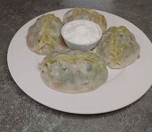 Манты с говядиной