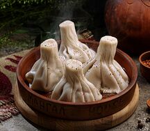 Хинкали вареные из телятины