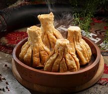 Хинкали жареные из телятины