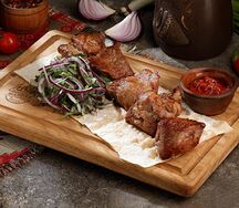 Шашлык из свиной шеи