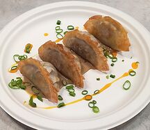 Хрустящие гёдза с говядиной 