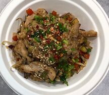 Тайский жареный рис с курицей