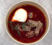Борщ с говядиной
